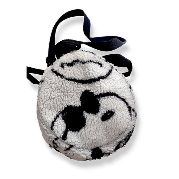 Lazy Oaf rare Snoopy Peanuts Fleece duffel bag - Picture 6 of 9